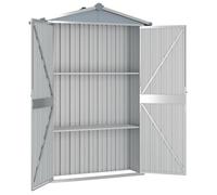 Abri de jardin - VIDAXL - 107,5x46x183 cm - Acier galvanisé - Double ouverture - Résistant aux intempéries