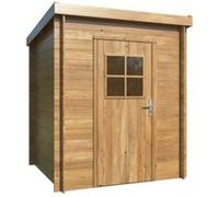 Abri de jardin White Wood Zoé "1" bois traité autoclave marron ép.19mm surface totale 3,2m²
