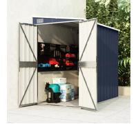 Abri de jardin - ZERODIS - ZER7388289329627 - Anthracite - Acier galvanisé - 118x194x178 cm