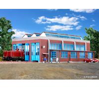 Abri De Locomotive, Kit Kibri N Échelle Trois Voies 37806