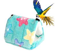 Abri de nids pour oiseaux d'hiver - Lit pour Hamac pour perroquets Maison pour l'hiver chaud - Doux chalet pour petits animaux, Hamac pour oiseaux pour la saison froide pour perroquets