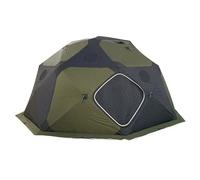 Abri de pêche à glace isotherme portable avec sol amovible et sac de transport pour une protection thermique et une installation facile