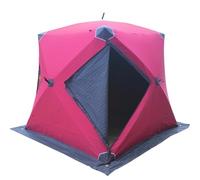Abri de pêche sur glace isolé, tente d'hiver pop-up pour 2 à 4 personnes, équipement de camping en plein air par temps froid