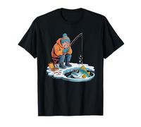 Abri De Pêche sur Glace Lac Gelé T-Shirt