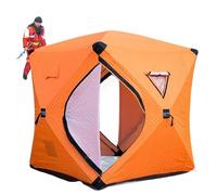 Abri de pêche sur glace portable étanche et coupe-vent - Tente durable et fiable pour la pêche en hiver, équipement essentiel de pêche sur glace