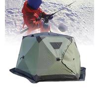 Abri de pêche sur glace, tente d'hiver portable style moyeu avec sol amovible, imperméable, installation facile, sac de transport inclus