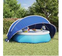 Abri de piscine Vidaxl Dôme de piscine Bleu 430 x 430 x 210 cm