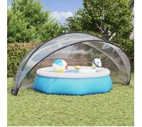 vidaXL Dôme de piscine transparent 546 x 516 x 250 cm PVC