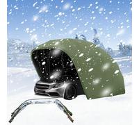 Abri de rangement en acier robuste, coupe-vent et résistant à la neige, pliable et rétractable pour protection du stationnement