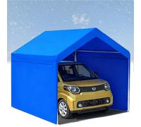 Abri de rangement robuste pour abri de voiture - Abri d'extérieur imperméable et résistant aux UV pour moto, bois de chauffage, outils