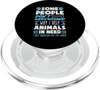 Abri de Sauvetage pour Animaux Adopter Un bénévole PopSockets PopGrip pour MagSafe