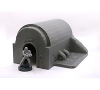 Abri de service pour bâtiments du désert - Terrain Sci-Fi - Compatible Legion 35 mm - Également 28 mm et 15 mm (35 mm (Legion))