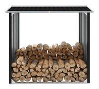 Abri de stockage à bois Acier galvanisé 172x91x154cm Anthracite Anthracite G