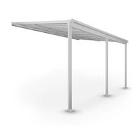 Abri de terrasse Borneo Blanc 4 x 3 m