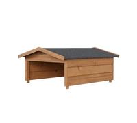Abri de tondeuse, abri de voiture, abri en bois, pour tondeuse à gazon, robot tondeuse Automower, 100 x 90 x 50 cm, résistant aux intempéries