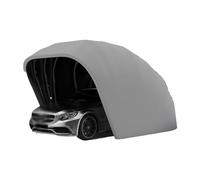 Abri de voiture en acier inoxydable - Auvent de toit rétractable - Semi-automatique - Durable - Garage pliable - Longueur : 5,5 m - Largeur : 2,5 m - Hauteur : 2,3 m