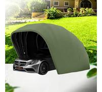 Abri De Voiture en Acier Inoxydable, Garage Pliant Hydraulique Entièrement Automatique avec Télécommande, Auvent Rétractable Et Pliable Robuste pour Véhicule(Green,5.5 * 2.5 * 2.3M)