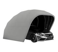 Abri De Voiture en Acier Inoxydable, Garage Semi - Automatique, Carport Pliant, Auvent D'auto, Tente De Garage Lourde, Verrouillable, Auvents pour Voitures (Gris 5.5 x 2.5 x 2.3 m)