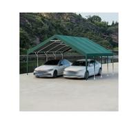 Abri De Voiture Extérieur avec Structure Métallique, Résistant À l'eau, pour Tracteur, Camion, Camping-Car Ou SUV(18x19.7x6.5ft)