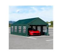 Abri De Voiture Extérieur avec Toile sur Les Quatre Côtés, Résistant Aux Intempéries Et Conçu pour Les Tracteurs, Camions, Camping-Cars Et SUV(13x26x6.5ft)