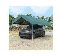 Abri De Voiture Extérieur Robuste avec Structure Métallique, Résistant Aux Intempéries, pour Voiture, Camion, Moto, Camping-Car, SUV(Green,9.8x16.4x6.5ft)