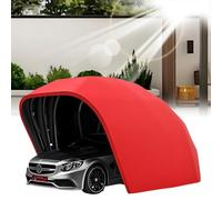 Abri de voiture pliable et robuste en acier inoxydable, résistant à l'eau, au vent et à la neige, abri de voiture de qualité supérieure pour parking, cour, jardin, semi-automatique