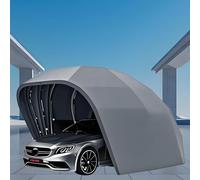 Abri de voiture rétractable entièrement automatique avec télécommande, pare-soleil et housse imperméable pour véhicules, y compris voitures, motos et vélos