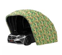 Abri de voiture rétractable pliable avec système hydraulique semi-automatique pour protection extérieure du véhicule