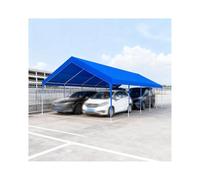 Abri De Voiture Robuste Et Résistant À l'eau, avec Structure Métallique, pour Voiture, Tracteur, Camping-Car Ou SUV(Blue)