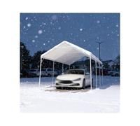 Abri De Voiture Robuste Et Résistant Aux Intempéries (Neige Et Vent) avec Structure Solide pour Voitures, Tracteurs, Camping-Cars Et SUV(10x9.8)