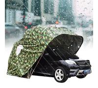 Abri de voiture robuste, garage mobile entièrement automatique, tente de voiture télescopique pliable en acier inoxydable, auvent extérieur quatre saisons pour le stationnement