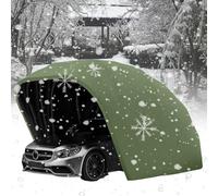 Abri de voiture robuste, garage pliable rétractable, tente de voiture mobile en acier inoxydable, auvent de voiture extérieur pour voiture, grande taille 5,9 m x 2,5 m x 2,45 m