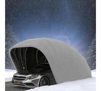 Abri de voiture robuste pliable et rétractable avec serrure à combinaison, abri extérieur pour pickups, gris acier inoxydable, design semi-automatique