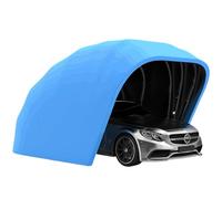 Abri de voiture robuste - Portable - En acier inoxydable - Résistant aux intempéries - Pour parking et jardin - 5,5 x 2,5 x 2,3 m