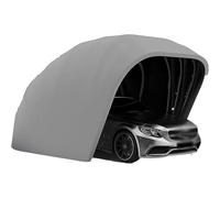 Abri de voiture robuste - Portable - En acier inoxydable - Résistant aux intempéries - Pour parking et jardin - 5,5 x 2,5 x 2,3 m