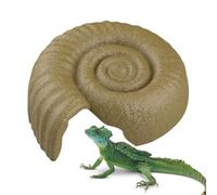 Abri décoratif en Forme d'ammonite pour Petits Animaux - Habitat décoratif pour Jouer à la Maison, Terrarium, réservoir de Couchage, cachette, Jardin