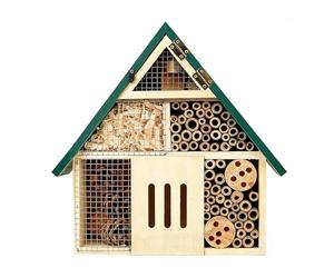 Abri décoratif résistant aux intempéries pour pollinisateurs | Charpentier Bee House Pollinator Hôtel pour clôture, arbre, jardin, verger, balcon, cour, parc, ferme et forêt
