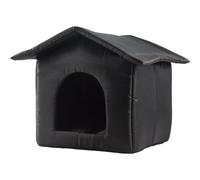 Abri d'extérieur pour chat - Maison imperméable pour chat | Abri d'hiver pliable et chaud en Oxford | Lit chaud pour chat | Niche pour chat et chien