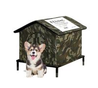 Abri d'hiver pour chaton - Maison chauffante pour chat, clôture isolée chaude, retraite extérieure douce | Habitat de protection confortable de qualité supérieure pour jardin, terrasse, porche