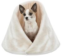 Abri Douillet Nelli O 43 X 35cm Blanc-Taupe