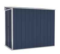 vidaXL Abri de jardin anthracite 118x194x178 cm Acier galvanisé