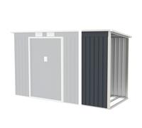 Abri en bois annexe M gauche/droite Gris foncé