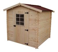 Abri madriers massifs 3.08 m² sans plancher al2020.02n