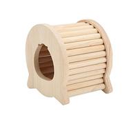 Abri en Bois pour Petits Animaux, avec Structure en Bois Massif, à Placer dans des Cages pour Animaux, en chêne et pin, Comprend Une unité