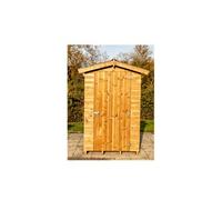 Abri en bois thermo chauffé 1.34 m² brun doré the1212.01n