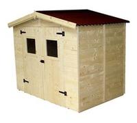 Abri en panneaux 3.70 m² avec plancher Habrita ed2416.01 G