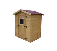 Abri en panneaux avec plancher 2.61 m2 bois naturel ed 1612.01