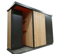 Abri et local technique vide ABRI 2 en 1 : 300 x 100 x 210 cm