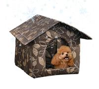 Abri extérieur pour Chat, Lit pour Chat Chauffant imperméable et Durable, Niche d'hiver pour Chats errants, abri d'hiver pour d'extérieur ou d'intérieur, Facile à Assembler