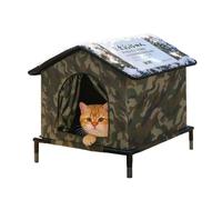 Abri Extérieur pour Chat - Tente Isolée Imperméable, Lit d'hiver pour, Maison Chaleureuse Et Confortable, Tanière De Repos pour Animaux De Compagnie | pour l'hiver Chiot Chat Petits Anim